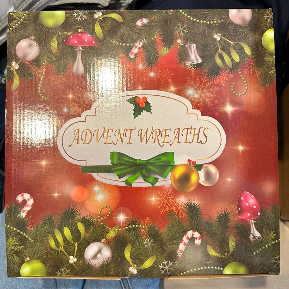 Brand new Christmas advent wreath